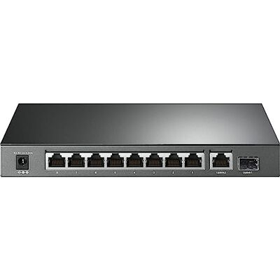TP-Link 10-poorts gigabit PoE + switch, 8 PoE + poorten, 1 RJ45-poort, 1 SFP-sleuf, 802.3at / af, 63 W PoE-voeding, stalen behuizing (TL-SG1210P) TP-Link 10-poorts gigabit PoE + switch, 8 PoE + poorten, 1 RJ45-poort, 1 SFP-sleuf, 802.3at / af, 63 W PoE-voeding, stalen behuizing (TL-SG1210P)