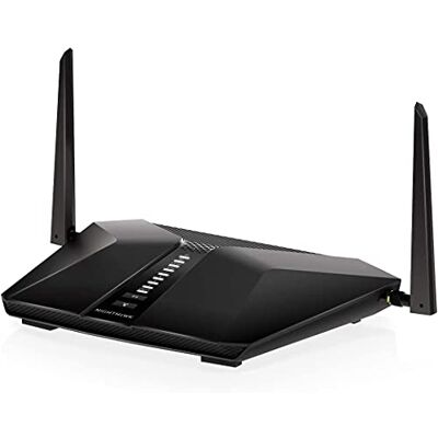 Netgear Nighthawk 4-streams AX4 WiFi 6-router met geïntegreerde 4G LTE-modem (LAX20) voor hoofd- of noodinternetverbinding, AX1800 wifi 4G sim-router (tot 1,8 Gbit/s), 100 m² dekking Netgear Nighthawk 4-streams AX4 WiFi 6-router met geïntegreerde 4G LTE-modem (LAX20) voor hoofd- of noodinternetverbinding, AX1800 wifi 4G sim-router (tot 1,8 Gbit/s), 100 m² dekking