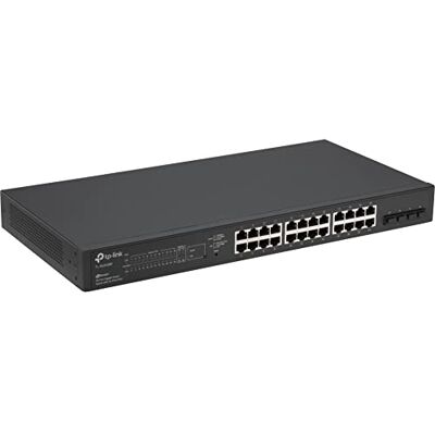 TP-Link TL-SG2428P Smart Switch Jetstream 28 Gigabit poorten met 24 PoE+ poorten. TP-Link TL-SG2428P Smart Switch Jetstream 28 Gigabit poorten met 24 PoE+ poorten.