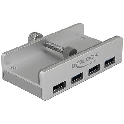 DeLOCK 64046 Externe USB 3 Hub 4 Port met borgschroef DeLOCK 64046 Externe USB 3 Hub 4 Port met borgschroef
