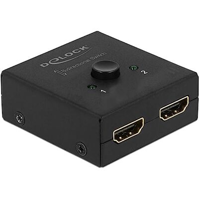 DeLOCK hdmi switch 2-1 bidirectioneel, 4K, 60Hz, compact DeLOCK hdmi switch 2-1 bidirectioneel, 4K, 60Hz, compact