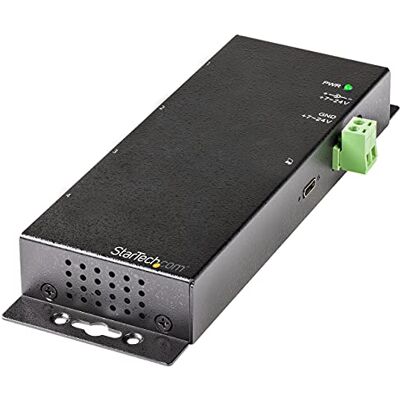 StarTech .com USB-C-hub, 4 poorten 10 Gbps – industriële USB type C – metaal – 2 x USB-C & 2 x USB-A – overspanningsbeveiliging – host-USB-C/A – hub USB 3.1 Gen 2 zelfstandig gemonteerd (HB31C2A2CME) StarTech .com USB-C-hub, 4 poorten 10 Gbps – industriële USB type C – metaal – 2 x USB-C & 2 x USB-A – overspanningsbeveiliging – host-USB-C/A – hub USB 3.1 Gen 2 zelfstandig gemonteerd (HB31C2A2CME)