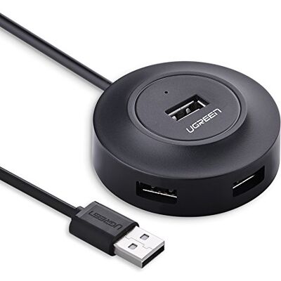 UGREEN Hub CR106 4x USB 2.0 Preto UGREEN Hub CR106 4x USB 2.0 Preto