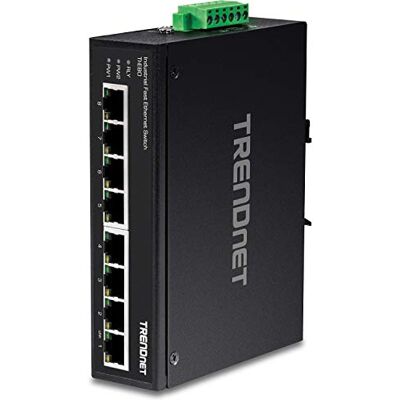 TRENDnet 8-poorts IND.Fast ETH Switch DIN-Rail TRENDnet 8-poorts IND.Fast ETH Switch DIN-Rail