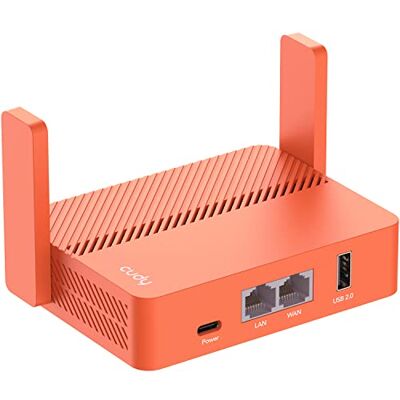 Cudy TR1200, AC1200 Pocket Wi-Fi Travel Router, Extender/Repeater voor Hotel en Openbaar Netwerk, WISP, client en VPN-server, USB Cudy TR1200, AC1200 Pocket Wi-Fi Travel Router, Extender/Repeater voor Hotel en Openbaar Netwerk, WISP, client en VPN-server, USB