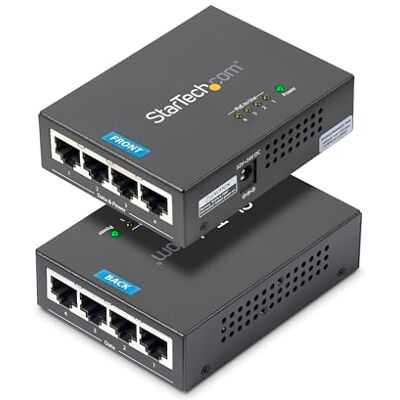 StarTech .com Gigabit Midspan Power over Ethernet wandmontage 802.3at/af (POEINJ4G) StarTech .com Gigabit Midspan Power over Ethernet wandmontage 802.3at/af (POEINJ4G)