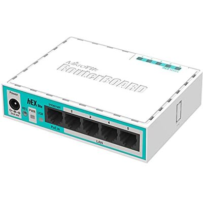 Mikrotik Hex Lite bedrade router Wit Mikrotik Hex Lite bedrade router Wit