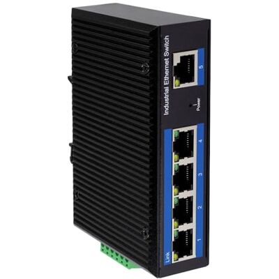 Logilink NS202P Industriële Gigabit Ethernet-switch met 5 poorten, 10/100/1000 Mbps, met PoE (Power over Ethernet) Logilink NS202P Industriële Gigabit Ethernet-switch met 5 poorten, 10/100/1000 Mbps, met PoE (Power over Ethernet)