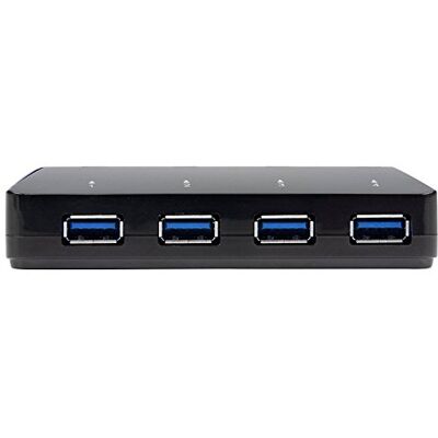 StarTech . com USB 3.0 hub 4 poorten plus oplaadaansluiting USB hub met snellaadstation 1x 2,4 A (ST53004U1C) StarTech . com USB 3.0 hub 4 poorten plus oplaadaansluiting USB hub met snellaadstation 1x 2,4 A (ST53004U1C)