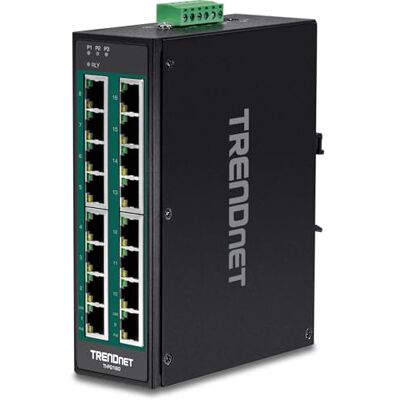 TRENDnet Gigabit PoE+ Switch DIN 6-poort TRENDnet Gigabit PoE+ Switch DIN 6-poort