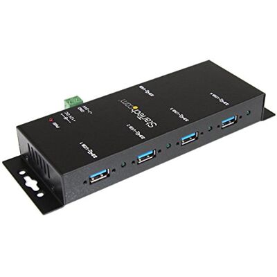 StarTech .com Industriële USB 3.0-hub met 4 poorten monteerbaar (ST4300USBM) StarTech .com Industriële USB 3.0-hub met 4 poorten monteerbaar (ST4300USBM)