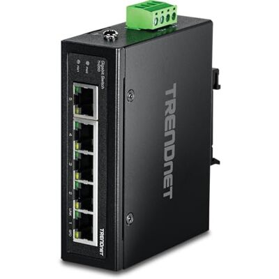 TRENDnet TI-G50 netwerk-switch Gigabit Ethernet (10/100/1000) Zwart TRENDnet TI-G50 netwerk-switch Gigabit Ethernet (10/100/1000) Zwart