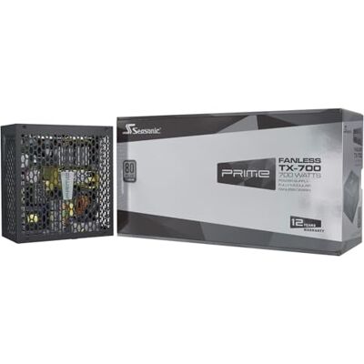 Seasonic Prime FANLESS TX-700 PC-voeding, 700 W, 4 x PCIe, zwart Seasonic Prime FANLESS TX-700 PC-voeding, 700 W, 4 x PCIe, zwart