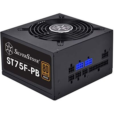 Silverstone SST-ST75F-PB Strider Plus-serie, 750 W, 80 Plus, brons, ATX, pc-voeding, geluidsreductie, 120 mm, 100% modulaire bedrading Silverstone SST-ST75F-PB Strider Plus-serie, 750 W, 80 Plus, brons, ATX, pc-voeding, geluidsreductie, 120 mm, 100% modulaire bedrading