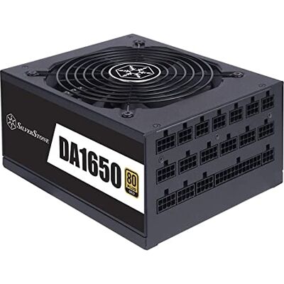 Silverstone DA1650 power supply unit 1650 W 20-pin ATX 2U Zwart Silverstone DA1650 power supply unit 1650 W 20-pin ATX 2U Zwart