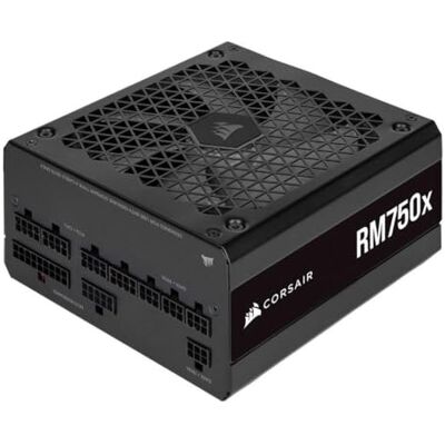 Corsair CP-9020199-EU RM750x Voeding, 80 PLUS Gold, 750 W, ATX, geheel modulair, 135 mm magnetische zweeflagerventilator, Japanse 105 °C condensatoren, EU zwart Corsair CP-9020199-EU RM750x Voeding, 80 PLUS Gold, 750 W, ATX, geheel modulair, 135 mm magnetische zweeflagerventilator, Japanse 105 °C condensatoren, EU zwart