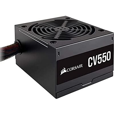 Corsair CV550 PC-voeding Vaste kabel, topologie zonder DC-DC. 550 W Corsair CV550 PC-voeding Vaste kabel, topologie zonder DC-DC. 550 W