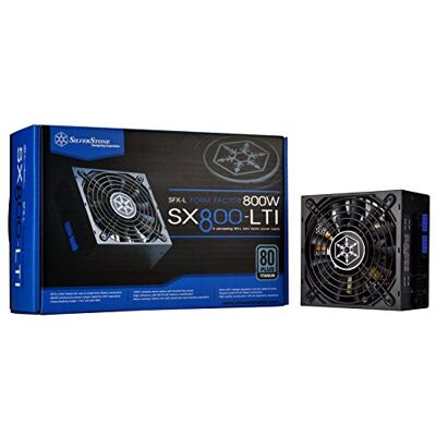 Silverstone SST-SX800-LTI Strider SFX-L serie, voeding 800 W 80 Plus titanium, geluidsarm 120 mm, 100% modulair Silverstone SST-SX800-LTI Strider SFX-L serie, voeding 800 W 80 Plus titanium, geluidsarm 120 mm, 100% modulair