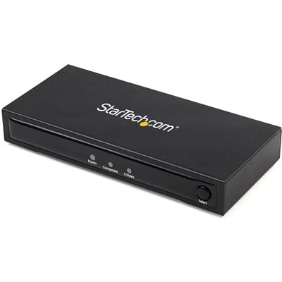 StarTech S-Video Gold Composite to HDMI Converter met Audio 720P StarTech S-Video Gold Composite to HDMI Converter met Audio 720P