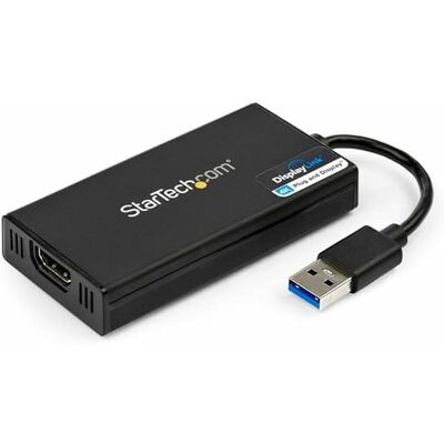 StarTech . com USB 3.0 naar HDMI-adapter 4K30Hz Ultra HD DisplayLink gecertificeerd USB type-A naar HDMI-monitor externe video- en grafische kaart Mac en Windows (USB32HD4K) StarTech . com USB 3.0 naar HDMI-adapter 4K30Hz Ultra HD DisplayLink gecertificeerd USB type-A naar HDMI-monitor externe video- en grafische kaart Mac en Windows (USB32HD4K)