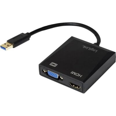 Logilink UA0234 grafische adapter, USB, 1920 x 1080 pixels, zwart Logilink UA0234 grafische adapter, USB, 1920 x 1080 pixels, zwart