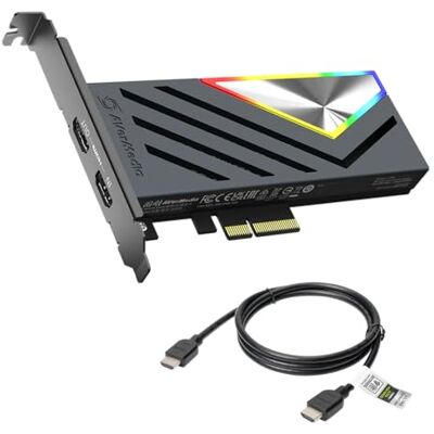 AVerMedia HDMI 2.1 opnamekaart voor streaming en opname 4K60, ultralage latentie PS5, Xbox Series X/S, PS4, Switch GC575 Live Gamer 4K 2.1 AVerMedia HDMI 2.1 opnamekaart voor streaming en opname 4K60, ultralage latentie PS5, Xbox Series X/S, PS4, Switch GC575 Live Gamer 4K 2.1