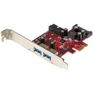 StarTech .com PCI Express Controller-kaart met 4 USB 3.0-poorten, 2 externe 2 interne PCIe-adapter met SATA-voeding (PEXUSB3S2EI) StarTech .com PCI Express Controller-kaart met 4 USB 3.0-poorten, 2 externe 2 interne PCIe-adapter met SATA-voeding (PEXUSB3S2EI)