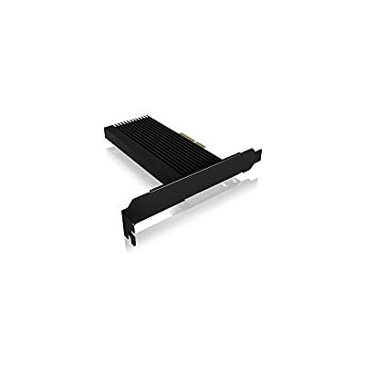 ICY BOX NVMe M.2 SSD naar PCIe 4.0 X4 met aluminium koellichaam, adapterkaart voor Key-M met USB C, IB-PCI208-HS ICY BOX NVMe M.2 SSD naar PCIe 4.0 X4 met aluminium koellichaam, adapterkaart voor Key-M met USB C, IB-PCI208-HS