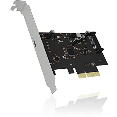 ICY BOX USB 3.2 Gen 2 x 2 kaart (20 Gbit/s) met USB-C-poort, montage in PCIe-sleuf, zilver ICY BOX USB 3.2 Gen 2 x 2 kaart (20 Gbit/s) met USB-C-poort, montage in PCIe-sleuf, zilver