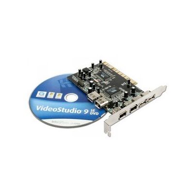 Connectland 0704011 PCI Combo USB 2.0 Firewire IEEE 1394A kaart Connectland 0704011 PCI Combo USB 2.0 Firewire IEEE 1394A kaart