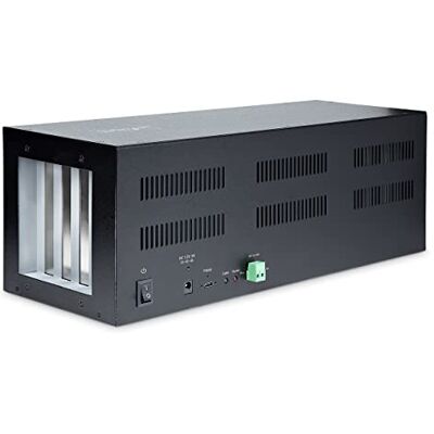 StarTech .com PCI Express 4-slot uitbreiding met PCIe x2 hostkaart Externe PCIe 2.0 behuizing PCIe-adapter, 10 Gbps sleuf voor desktop/server PCI Express-behuizing (4PCIE-PCIE-Enclosure) StarTech .com PCI Express 4-slot uitbreiding met PCIe x2 hostkaart Externe PCIe 2.0 behuizing PCIe-adapter, 10 Gbps sleuf voor desktop/server PCI Express-behuizing (4PCIE-PCIE-Enclosure)