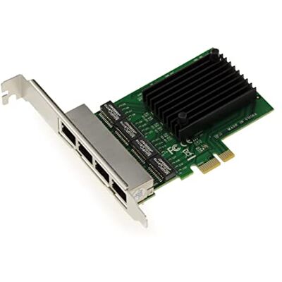 KALEA-INFORMATIQUE PCI Express PCIe netwerk controllerkaart met 4 poorten RJ45 Gigabit Ethernet 10 100 1000 Mbps 1G. met Realtek RTL8111F chipset en lage en hoge profielhoeken KALEA-INFORMATIQUE PCI Express PCIe netwerk controllerkaart met 4 poorten RJ45 Gigabit Ethernet 10 100 1000 Mbps 1G. met Realtek RTL8111F chipset en lage en hoge profielhoeken
