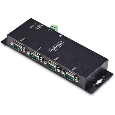 StarTech .com 4-poorts seriële adapter naar ethernet, TCP seriële IP-server, wand-/DIN RS232 StarTech .com 4-poorts seriële adapter naar ethernet, TCP seriële IP-server, wand-/DIN RS232
