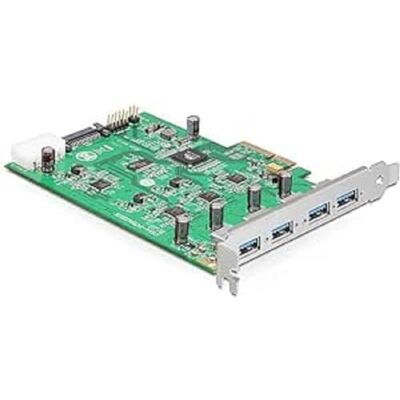 DeLOCK 89325 PCI Express x4 kaart met 4 externe USB 3.0-A-poorten DeLOCK 89325 PCI Express x4 kaart met 4 externe USB 3.0-A-poorten