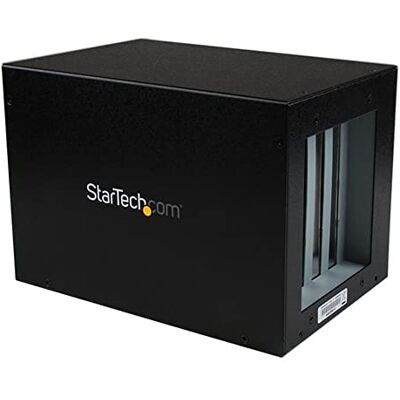 StarTech . com PCI Express uitbreidingsbehuizing 4 PCI-sleuven 1 PCI Express (mannelijk) 4 PCI-sleuven (vrouwelijk) StarTech . com PCI Express uitbreidingsbehuizing 4 PCI-sleuven 1 PCI Express (mannelijk) 4 PCI-sleuven (vrouwelijk)