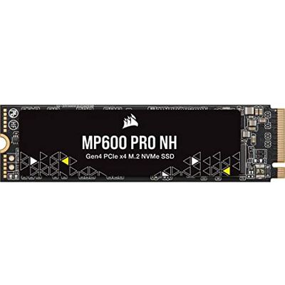 Corsair MP600 Pro NH 2TB M.2 NVMe PCIe Gen4 x4 SSD harde schijf Hoge Densiteit TLC NAND M.2 2280 DirectStorage compatibel tot 7000 MB/s zonder koellichaam zwart Corsair MP600 Pro NH 2TB M.2 NVMe PCIe Gen4 x4 SSD harde schijf Hoge Densiteit TLC NAND M.2 2280 DirectStorage compatibel tot 7000 MB/s zonder koellichaam zwart