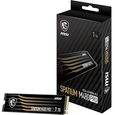 MSI Spatium M480 Pro 1tb Ssd Hard Drive One Size MSI Spatium M480 Pro 1tb Ssd Hard Drive One Size