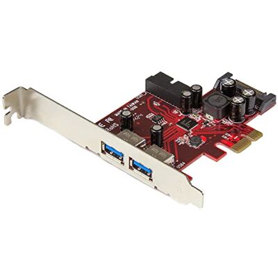 StarTech . com 4-poorts USB 3.0 (5Gbps) PCI Express controllerkaart 2 externe 2 interne PCIe-adapter met SATA-voeding (PEXUSB3S2EI) StarTech . com 4-poorts USB 3.0 (5Gbps) PCI Express controllerkaart 2 externe 2 interne PCIe-adapter met SATA-voeding (PEXUSB3S2EI)