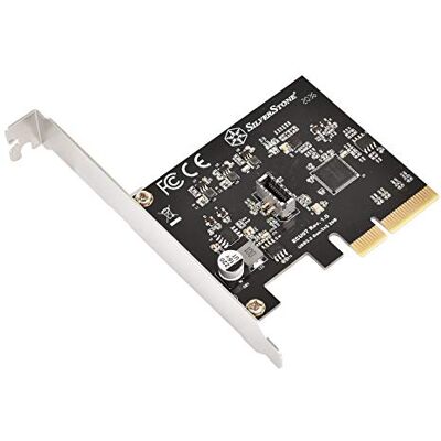 Silverstone Technology ECU07, PCIe USB 3.2 SuperSpeed Key-A Type C Gan 2x2 intern 20 Gbps, SST-ECU07 Silverstone Technology ECU07, PCIe USB 3.2 SuperSpeed Key-A Type C Gan 2x2 intern 20 Gbps, SST-ECU07