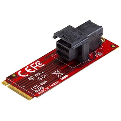 StarTech . com U.2 naar M.2 PCIe adapter voor U.2 NVMe SSD SFF-8639 PCI Express 3.0 x4 (M2E4SFF8643) StarTech . com U.2 naar M.2 PCIe adapter voor U.2 NVMe SSD SFF-8639 PCI Express 3.0 x4 (M2E4SFF8643)