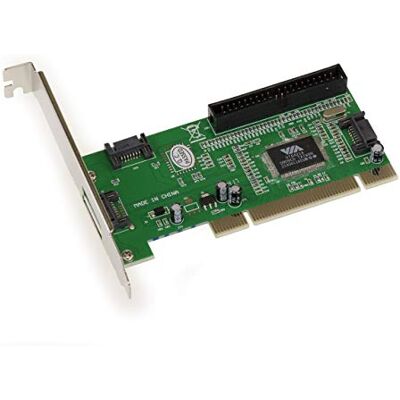 Générique 3-poorts SATA PCI-controllerkaart, 1 poort IDE RAID 0, RAID 1, RAID 0+1, JBOD Générique 3-poorts SATA PCI-controllerkaart, 1 poort IDE RAID 0, RAID 1, RAID 0+1, JBOD
