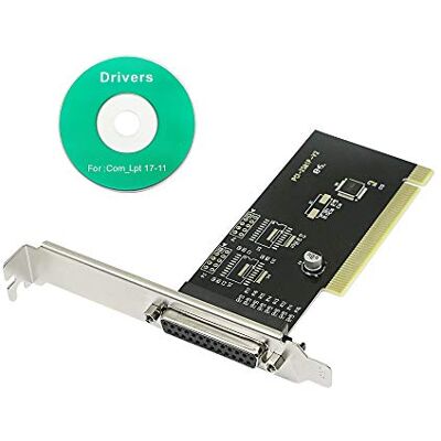 CERRXIAN 1-poorts parallelle PCI-kaart DB25 LPT-adapter voor printerpoort CERRXIAN 1-poorts parallelle PCI-kaart DB25 LPT-adapter voor printerpoort