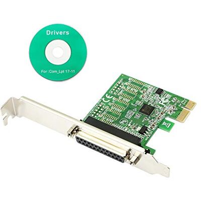 CERRXIAN PCI-Express PCI-Express parallelle uitbreidingskaart PCI, 1 poort, 25 pin, parallel, Lpt Pci DB25 printerpoort controller CERRXIAN PCI-Express PCI-Express parallelle uitbreidingskaart PCI, 1 poort, 25 pin, parallel, Lpt Pci DB25 printerpoort controller