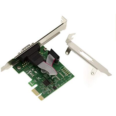 KALEA-INFORMATIQUE 1-poorts PCI Express PCIe RS232 Seriële Controllerkaart met ASIX AX99100 Chipset Mogelijke montage Low en High Profile KALEA-INFORMATIQUE 1-poorts PCI Express PCIe RS232 Seriële Controllerkaart met ASIX AX99100 Chipset Mogelijke montage Low en High Profile