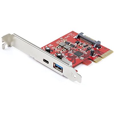 StarTech .com 2-poorts PCI Express-kaart (USB-C & USB-A, USB 3.1 Gen 2 type C, interne USB-hub voor Windows Mac en Linux) StarTech .com 2-poorts PCI Express-kaart (USB-C & USB-A, USB 3.1 Gen 2 type C, interne USB-hub voor Windows Mac en Linux)