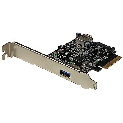 StarTech .com PCI Express Controller-kaart met 2 USB 3.1 (10 Gbps), 1 x extern, 1 x intern USB-A (PEXUSB311EI) StarTech .com PCI Express Controller-kaart met 2 USB 3.1 (10 Gbps), 1 x extern, 1 x intern USB-A (PEXUSB311EI)