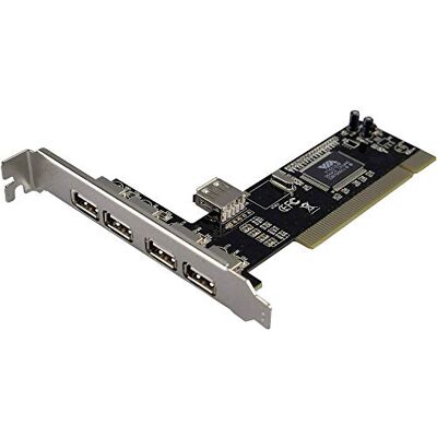 Logilink PC0028 USB 2.0-adapter 5 poorten PCI Express Logilink PC0028 USB 2.0-adapter 5 poorten PCI Express