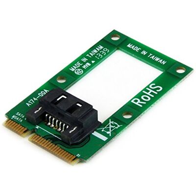 StarTech . com 2,5" of 3,5" Msata naar DD/SSD Adapter Mini SATA-converterkaart StarTech . com 2,5" of 3,5" Msata naar DD/SSD Adapter Mini SATA-converterkaart