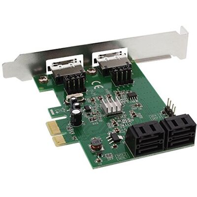 InLine 76617C interne eSATA interfacekaart en adapter interfacekaarten en adapter (PCIe, eSATA, PCI 2.0) InLine 76617C interne eSATA interfacekaart en adapter interfacekaarten en adapter (PCIe, eSATA, PCI 2.0)