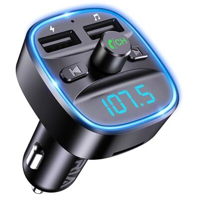 ORIA FM-zender, geavanceerde Bluetooth-autoset, dual USB-poorten met QC3.0, handsfree, draadloos, voor led-display, adapter voor autoradio, muziekspeler, ondersteunt USB/TF-kaart ORIA FM-zender, geavanceerde Bluetooth-autoset, dual USB-poorten met QC3.0, handsfree, draadloos, voor led-display, adapter voor autoradio, muziekspeler, ondersteunt USB/TF-kaart